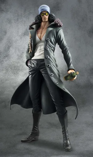 Vista 5 de Megahouse - Una pieza - Retrato de piratas: figura de PVC Kuzan versión Ed Z, modelo Ex