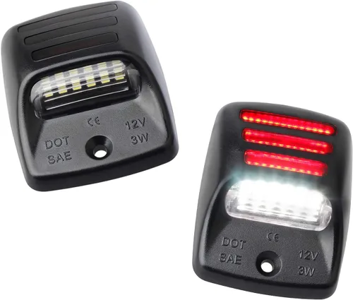 Vista 7 de Lámpara LED de repuesto para placa de matrícula compatible con Tacoma 2005 a 2015, Tundra 2000 a 2013, 6000 K blanco