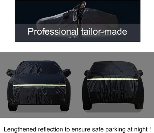 Vista 7 de Car Cover Compatible with Dacia Duster Logan Mcv sandero Outdoor car Cover 100% Waterproof Windproof dust-Proof Anti-Snow All-Weather Protection