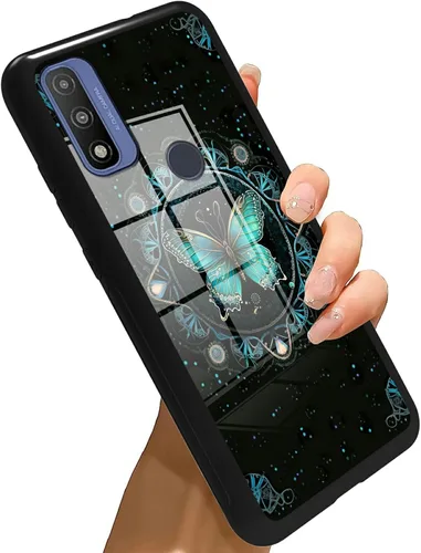 Vista 103 de Funda para Motorola Moto G Stylus 5G 2021 de vidrio templado, funda negra con diseño de mujer negra africana para mujeres y hombres, antiarañazos, a