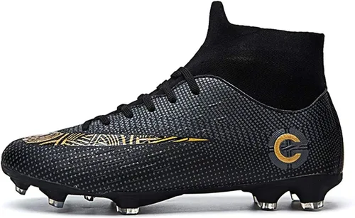 Vista 2 de Botas de fútbol para hombre, zapatos de fútbol profesionales, zapatos de competiciónentrenamiento para niños