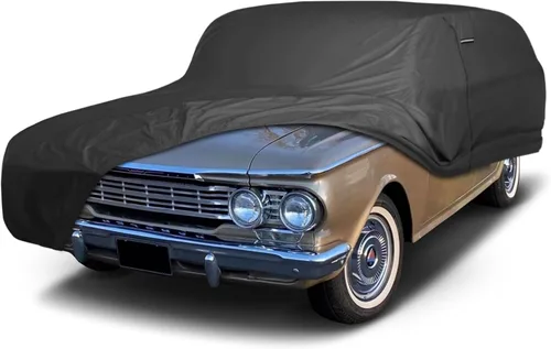 Vista 52 de iCarCover Funda de automóvil personalizada de alta calidad para AMC Ambassador 1965-1973, resistente, impermeable, para todo tipo de clima, lluvia