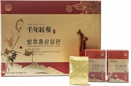 Vista 2 de Cheon-nyeon Ginseng rojo coreano fermentado miel en rodajas de ginseng rojo