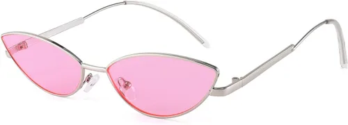 Vista 8 de FEISEDY Gafas de sol de diseñador de moda Retro pequeños pétalos forma arco templo diseño B2298