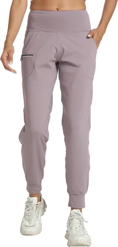 Vista 11 de Kcutteyg - Pantalones deportivos con bolsillos para mujer, diseño suave, ligero y de secado rápido, para entrenamiento, gimnasia, yoga y correr
