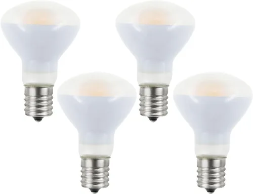Vista 6 de 2-Pack E17 R14 LED Bulb, 4W Daylight 120V E17 Intermediate Base Mini Reflector Floodlight Light Bulb, Non dimmable
