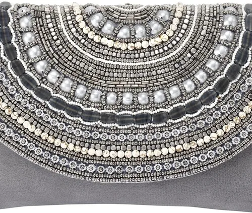 Vista 8 de Aheli Monederos indios para mujer, hechos a mano, de noche, para boda, fiesta, boda