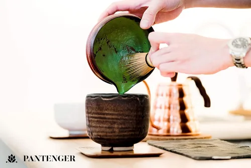 Vista 5 de Pantenger Matcha grado ceremonial (1 onza) de lata y 2 bolsas de grado ceremonial Matcha (1 oz)