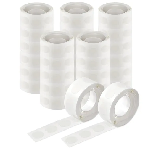 Vista 8 de UPINS Puntos de Pegamento, 300 Piezas Puntos Adhesivos de Pegamento para Globos de Doble Cara Removibles Puntos de Cinta Adhesiva para Globos