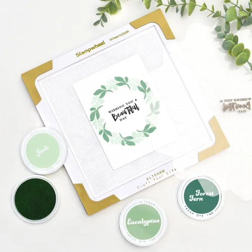 Vista 5 de Altenew Stampwheel Herramienta de estampado para estampado preciso y fácil, plataforma de estampado para manualidades de papel y tarjetas