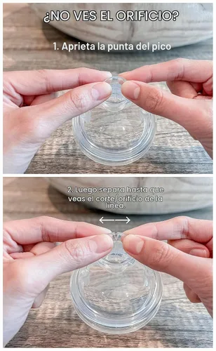 Vista 7 de Kit de conversión de vasos para biberones Comotomo, 2 unidades, pezones de silicona de grado alimenticio, popote con peso de silicona, asas de Verde