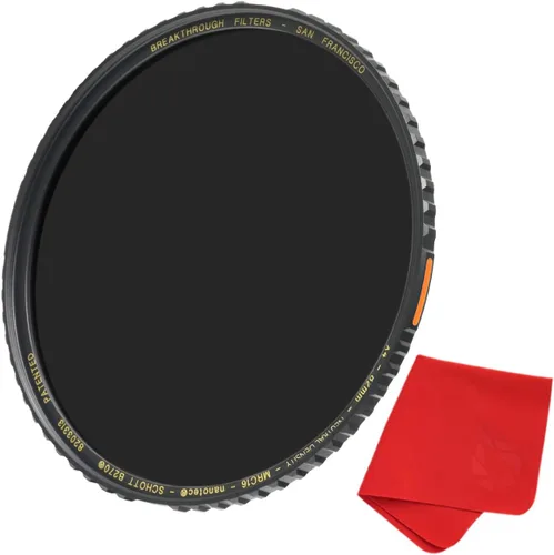 Vista 4 de Breakthrough Photography 46mm X4 6-Stop Filtro ND Fijo para Lentes de Cámara, Filtro de Densidad Neutra para Fotografía Profesional, MRC16, Vidrio