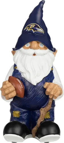 Vista 18 de NFL Resin 11.5" Team Logo Outdoor Garden Statue Gnome