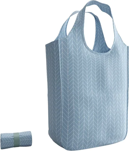Vista 12 de Pure Sage Bolsa de comestibles reutilizable - Elegante bolsa de compras para comestibles - Bolsa plegable - Tamaño mediano