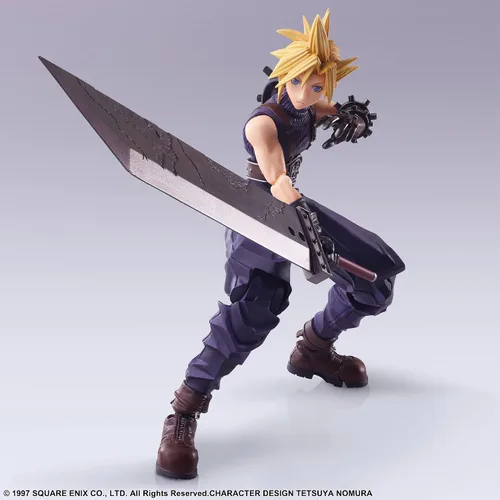 Vista 3 de SQUARE ENIX INC Final Fantasy VII: Cloud Strife Bring Arts Figura de acción