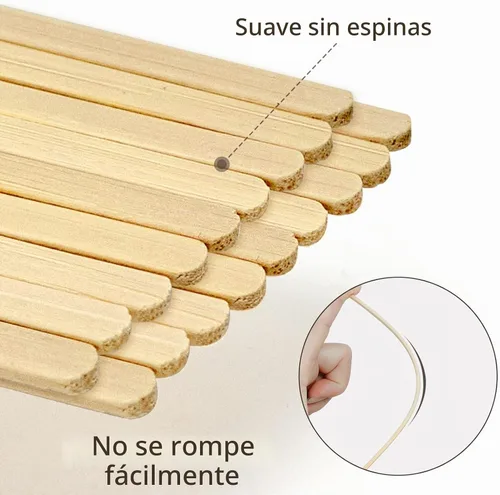 Vista 4 de 1000 unidades de palitos de café de bambú envueltos individualmente – Palitos para remover café de 5.5 pulgadas, palitos para remover para la barra