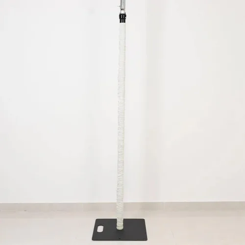 Vista 11 de Efavormart - Cubierta vertical para poste de elastano, 20 pies, color negro, tela elástica para colgar candelabros de aluminio curvado, tubería