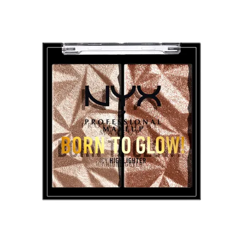 Vista 7 de NYX PROFESSIONAL MAKEUP Dúo de Iluminador Helado Born To Glow - Bout The Bronze