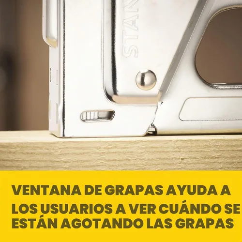 Vista 4 de Pistola grapadora Stanley TR45, juego para trabajos livianos