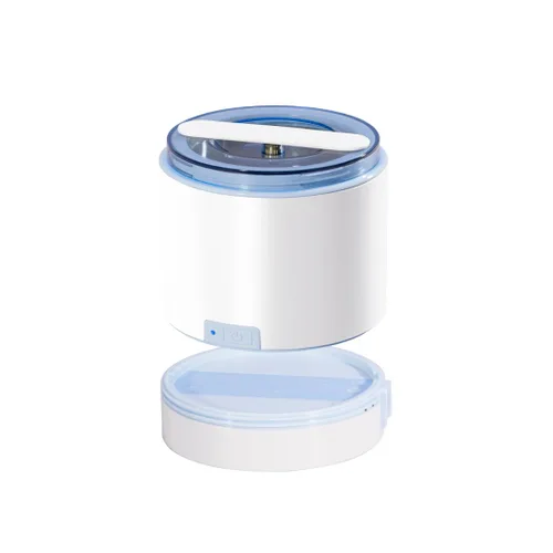 Vista 3 de iSonic DS180 Limpiador portátil de dentaduras/alineadores/retenedores para todos los aparatos dentales y de apnea del sueño, DC12V, AC100-240V