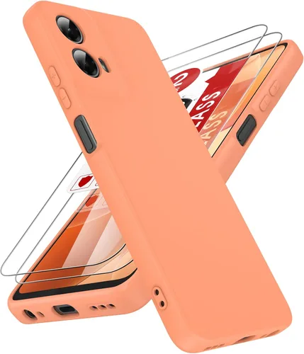 Vista 18 de LeYi Funda para Motorola Moto G Play 4G 2024: Funda para Moto G Play 4G 2024 con funda delgada y antiarañazos, silicona líquida a prueba de golpes