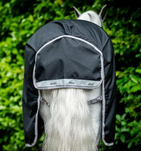 Vista 7 de Amigo® 1200D Plus Turnout 8.82 oz - Negro/Gris Titanio y Plata, 69 pulgadas