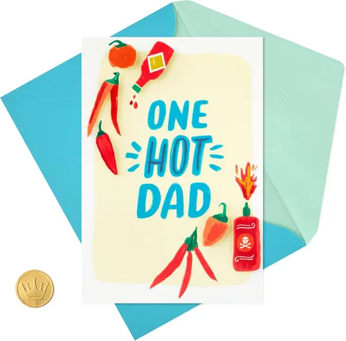 Vista 7 de Hallmark Tarjeta del día del padre para marido o novio (un papá caliente)