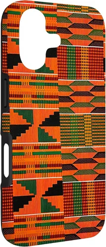 Vista 3 de Kente - Carcasa para iPhone 17, diseño étnico de Ghana, diseño africano
