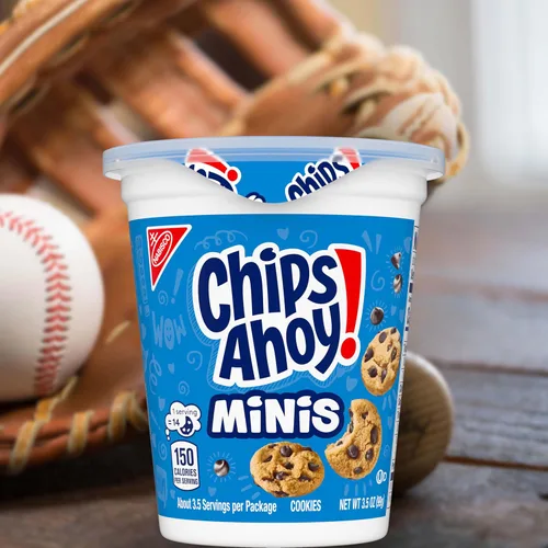 Vista 7 de CHIPS AHOY! Mini galletas originales con chispas de chocolate, 12 Go-Paks