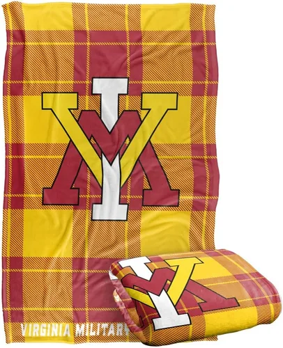 Vista 123 de LOGOVISION St John's University Campus Plaid Spirit Silky Touch Manta súper suave 36 x 58 pulgadas