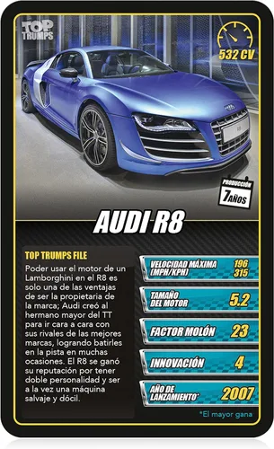 Vista 3 de Top Trumps Coches Deportivos Clásicos - Edición en españolCoches Deportivos ClásicosVersión en Español, Multi