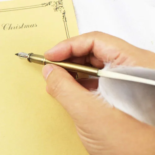 Vista 6 de GIFTS - Juego de bolígrafos de caligrafía, kit de 12 piezas, 5 puntas y 5 tintas, bolígrafo de escritura, juego de bolígrafos Anitque Dip
