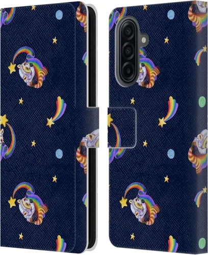 Vista 185 de Head Case Designs Officially Licensed Carla Morrow Colorful Space Dice Patterns Leather Wallet Case Compatible with Samsung Galaxy A07 4G