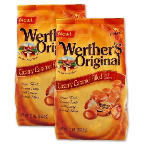 Vista 39 de Werther's Original - Golosinas duras rellenas de manzana caramelizada, 5.5 oz, paquete de 2