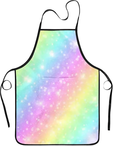 Vista 7 de Cute Kids Aprons for Cooking Painting Baking, Waterproof Toddler Aprons with Pockets, Art Smock for Boys Girls
