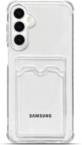 Vista 50 de Tuokiou para Samsung Galaxy A16 Funda, Fundas Protectoras Transparentes con Ranura para Tarjetas, Funda Cartera de TPU Suave Ajuste Delgado
