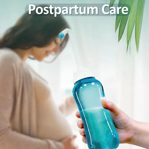 Vista 9 de Peri Botella para artículos esenciales posparto y cuidado perineal, spray portátil de mano para limpieza perineal para menstruación femenina