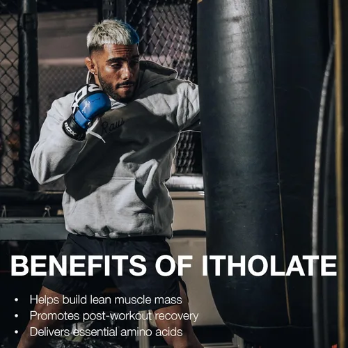 Vista 4 de Proteína aislada de suero en polvo RAW Whey Isolate, pastel de cumpleaños (CBUM Itholate Protein) – Polvo de nutrición deportiva 100 % de animales