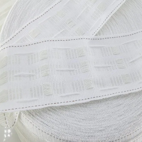 Vista 5 de Cinta plisada de cortina de 20 yardas de estilo británico blanco, perfecta para hacer proyectos de decoración del hogar (20 yardas 2.8 pulgadas)