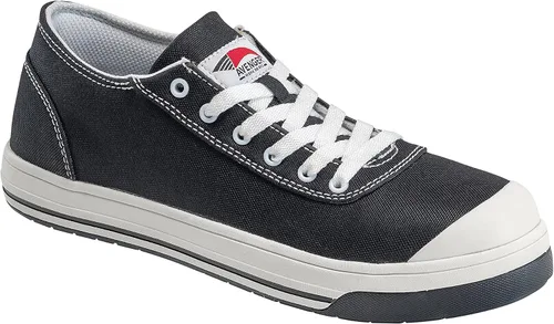 Vista 9 de Avenger Work Boots Top bajo para hombre Negro/Negro