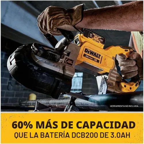 Vista 5 de DEWALT Kit de inicio de batería de iones de litio de 20 V máx. y cargador de 5 Ah (DCB205C)