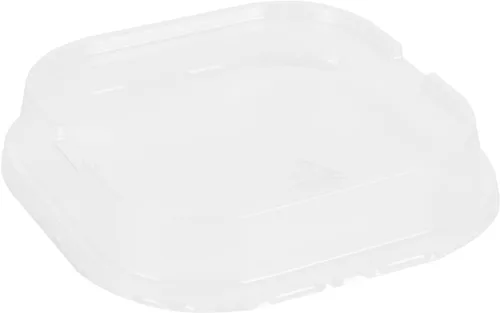 Vista 23 de Restaurantware - Moldes desechables, paquete de 100 tazas cuadradas de aluminio para hornear de 10 onzas - Las tapas se venden por separado, listas