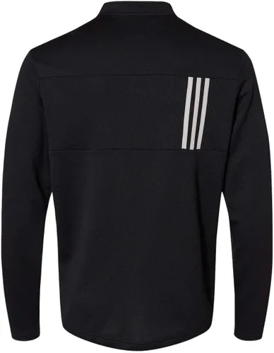 Vista 2 de adidas - Suéter de punto doble con cremallera de 3 rayas - A482