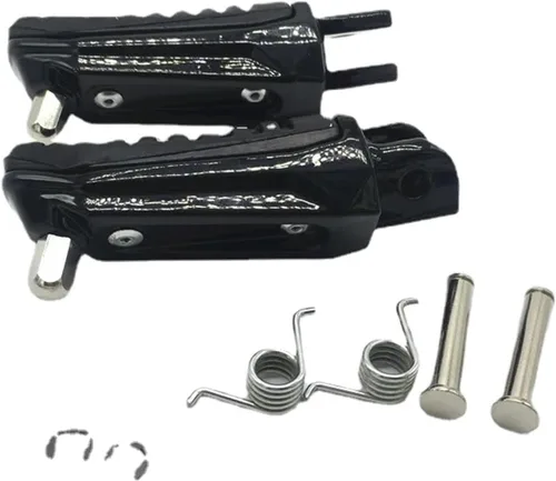 Vista 3 de Pedal de motocicleta, reposapiés delantero para motocicleta Suzuki V-Strom 650 DL650 GSX1300R GSX1300R GSX1300 apto para Hayabusa (color : plateado)