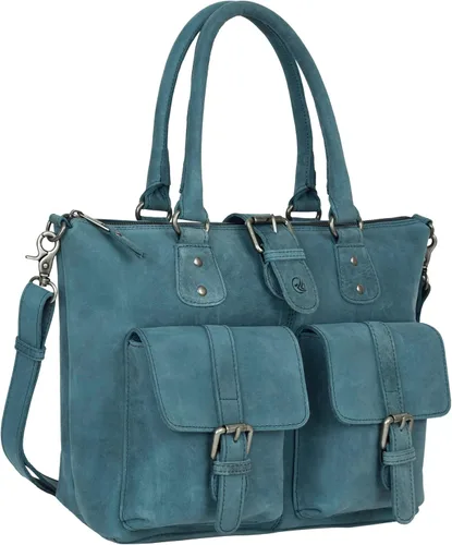 Vista 5 de ANTONIO VALERIA Beck Hunter - Bolso de piel con asa superior para mujer