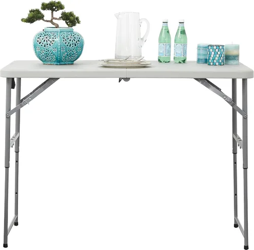 Vista 10 de Mesa cuadrada de resina multiuso Office Star Work Smart 36 x 36 x 29 pulgadas, MetalPlástico/Resina, Blanco
