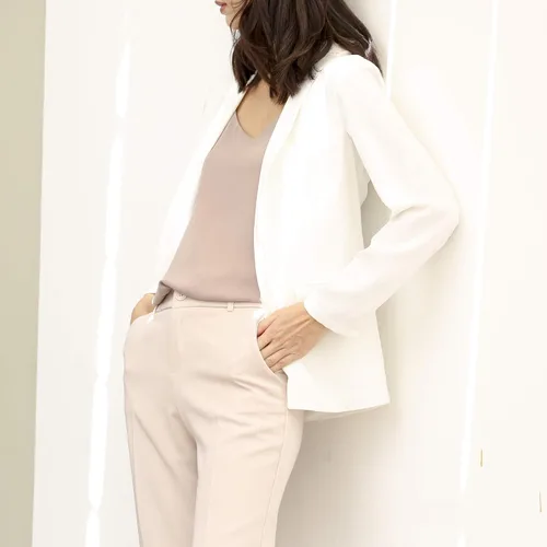 Vista 3 de Van Royal Camisola para mujer, con cuello en V, elegante, de gasa, para mujer