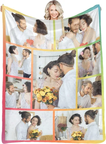 Vista 35 de Mantas personalizadas con foto, manta de fotos personalizada, mantas personalizadas con imagen, regalos personalizados para mujeres, hombres