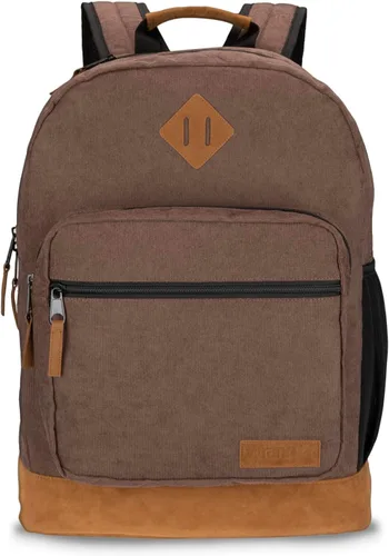 Vista 18 de Wrangler Yellowstone Mochila resistente al agua para viajes, mochila casual para portátil o cuaderno, negro cuerda, Mediana, Mochilas Daypack
