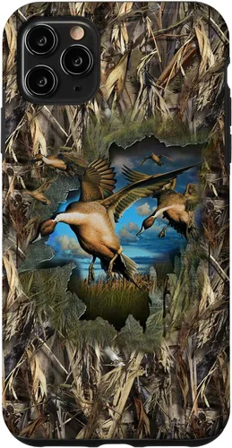Vista 13 de Carcasa para iPhone 17, diseño de camuflaje de caza de aves acuáticas